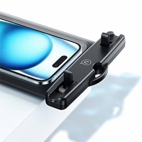 USAMS ūdensizturīgs maciņš podwójne 6.7" IP68 melns FSD1401 (YD014)