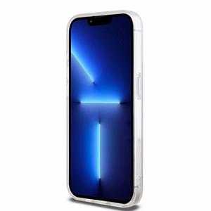 DKNY IML Mono un svītras Magnētiskais viedtālruņa apvalks iPhone 15 Pro - rozā