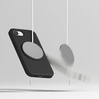 Ringke Silikona MagSafe viedtālruņa apvalks iPhone 16e - melns