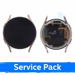 LCD-дисплей Samsung R860 Watch 4 40mm с рамкой розово-золотой (сервисный пак)