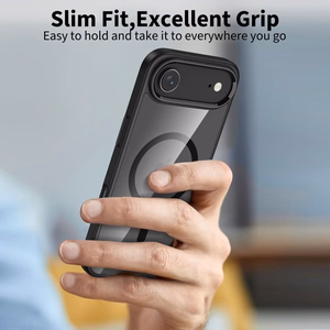 Tech-Protect MagFlex Magnētiskais viedtālruņa apvalks iPhone 17 Air - Caurspīdīgs melns