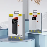 Universāls portatīvais lādētājs Dudao K6Pro 10000mAh ar USB, USB-C, Lightning kabeļiem