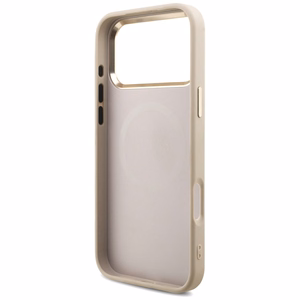 Guess 4G Triangle Logo MagSafe Case for iPhone 17 Pro Max - Rose Gold