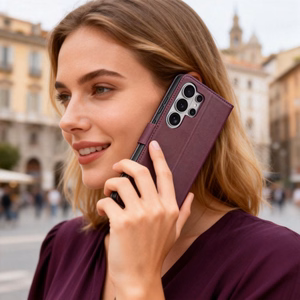Tech-Protect Maks Maciņš for Samsung Galaxy S26 Ultra - bordo