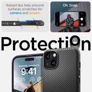 Spigen Mag Armor MagSafe viedtālruņa apvalks iPhone 15 - matēti melns