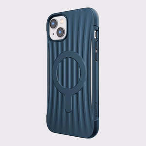 Raptic X-Doria Clutch viedtālruņa apvalks iPhone 14 Plus ar Magnētisko zilu aizmugurējo pārklājumu