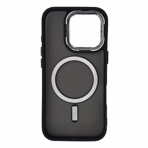 Magnētiskā kolekcija Magnētiskais iPhone 16 Pro apvalks - melns