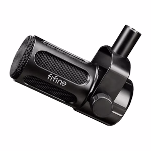 Fifine Tank1 dinamiskais studijas mikrofons (melns)