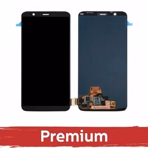 LCD displejs saderīgs ar OnePlus 5T melns OEM