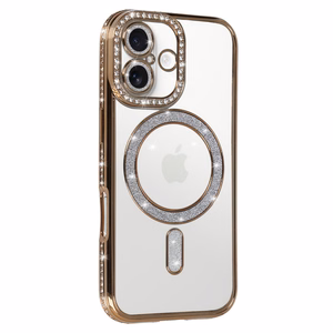 Bling Magsafe zeltains viedtālruņa apvalks iPhone 17