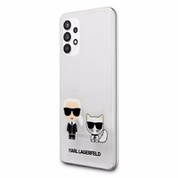 Karl Lagerfeld KLHCA32CKTR A326 A32 5G maciņš caurspīdīgs Karl & Choupette