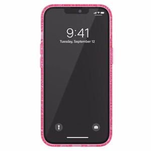 Adidas OR aizsargājošs caurspīdīgs apvalks Spīdums iPhone 13 Pro / iPhone 13 - rozā