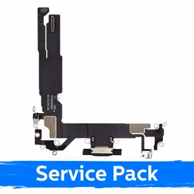 Uzlādes ligzda saderīga ar Apple iPhone 16 ar flex / zaļš / (Service Pack)