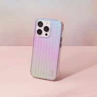 Uniq Coehl Linear viedtālruņa apvalks iPhone 14 Pro - zils un rozā