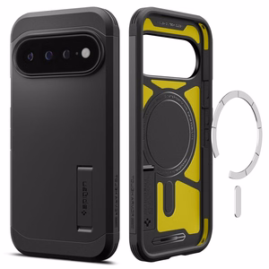 Spigen Tough Armor Mag MagSafe maciņš, paredzēts Google Pixel 11 Pro XL, melns
