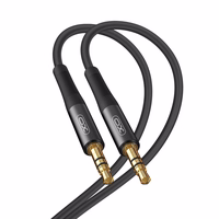 XO audio kabelis NB-R175A jack 3,5mm - jack 3,5mm 1,0 m melns