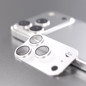 Etteri kameras lēcas aizsargs iPhone 17 Pro Max sudrabs