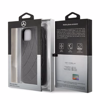 Mercedes Bow Line apvalks iPhone 12 mini - melns