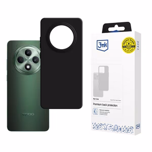 3mk Matēts viedtālruņa apvalks Oppo Reno 12 F\FS - melns