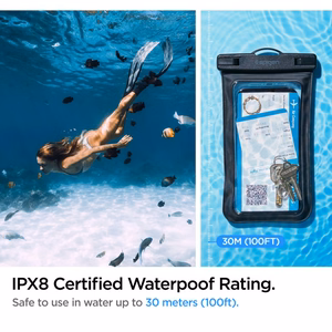 Viedtālruņa apvalks Spigen Aqua Shield A601 - IPX8 ūdensizturīgs - melns