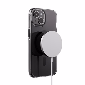 Crong Clear MAG Pro MagSafe vāciņš ierīcei iPhone 15, melns