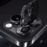 Benks Rūdīts stikls Glass Warrior Objektīva Aizsardzība kamerai Iphone 16/16 Plus (2 objektīvi) sudraba titāns