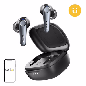 Bezvadu austiņas TWS EarFun Air Pro 3, ANC (melnas)