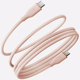 Kabelis Energea Helix 60 USB-C uz USB-C magnētisks 480Mbps 60W 1.5m różowy