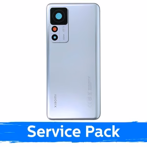 Aizmugurējais vāks saderīgs ar Xiaomi 12T Pro / Sudrabs / (Service Pack)