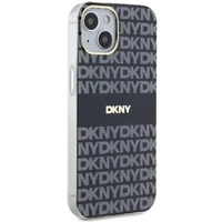 DKNY IML Mono un svītras Magnētiskais viedtālruņa apvalks iPhone 15 / 14 / 13 - melna