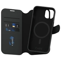 CARE by PanzerGlass Funkcija Tango 2in1 Maku apvalks MagSafe iPhone 13 / 14 - melns
