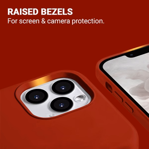Crong Color Cover Magnetic vāciņš ierīcei iPhone 13 Pro Max, saderīgs ar MagSafe, sarkans