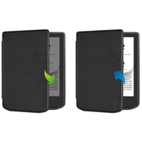 Tech-Protect SmartCase planšetdatora apvalks PocketBook Verse / Verse Pro - zils ar sakura ziediem