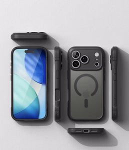 Ringke Fusion Bold Magnetic MagSafe maciņš iPhone 18 Pro / 17 Pro, matēts melns