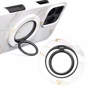MIO White Marble Magsafe Case Compatible Ring Holder
