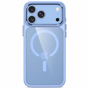 Tech-Protect Magmat MagSafe CC maciņš modelim iPhone 17 Pro Max / 18 Pro Max – caurspīdīgs gaiši zils
