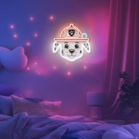 Hanging neon LED Paw Patrol on plexiglass - Marshall OW-130646