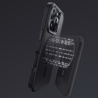 Benks Magnētiskais Mist viedtālruņa apvalks Metal Frame Iphone 16 Plus melns