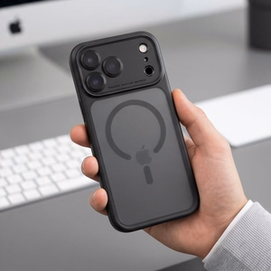 Tech-Protect MagPeak MagSafe CC maciņš, paredzēts iPhone 18 Pro Max / 17 Pro Max, matēti melns