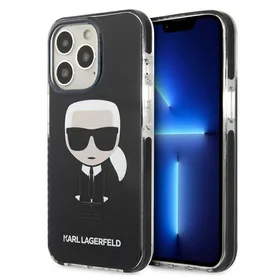 Karl Lagerfeld Iconik Karl apvalks iPhone 13 Pro / iPhone 13 - melns