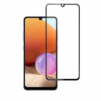 Aizsargstikls Blue Star - SAMSUNG A32 LTE pilna seja (pilna līme ar rāmi/mazs izmērs) - melns Aizsargstikls Blue Star