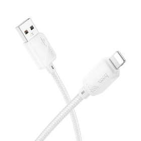 Kabelis USB A uz Lightning Hoco 2,4A 1 m X113 balts