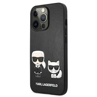 KARL LAGERFELD KLHCP13LPCUSKCBK IPHONE 13 PRO / 13 6.1 "MELNS / MELNS MACIŅŠ IKONIK KARL & CHUPETTE