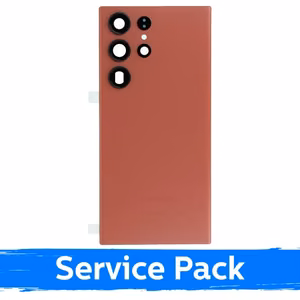 Aizmugurējais vāks, saderīgs ar Samsung S918 S23 Ultra / sarkans / (Service Pack)