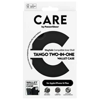 CARE by PanzerGlass Tango 2in1 maks Magnētiskais viedtālruņa apvalks iPhone 16 Plus - melns