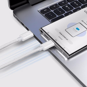 SBS TECABLETISSUETCCG USB-C - USB-C 1,5 m 60W pīts kabelis - pelēks