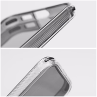 MATRIX CLEAR viedtālruņa apvalks IPHONE 12 melna