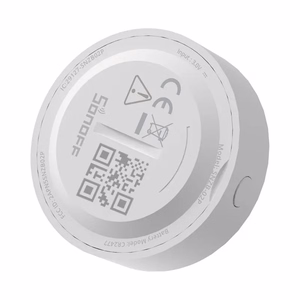 ZigBee Sonoff SNZB-02P viedais temperatūras un mitruma sensors (apaļš)