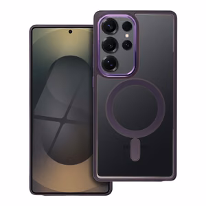 COLOR EDGE MAG COVER viedtālruņa apvalks saderīgs ar Magnētisko SAMSUNG S25 ULTRA dziļi violeta