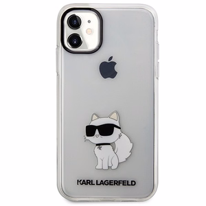 Karl Lagerfeld Ikonik Choupette чехол для iPhone 11 / Xr - прозрачный